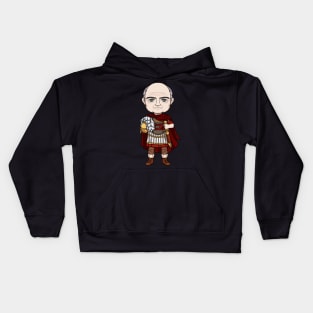 Vespasian's Legacy: A Tribute to the Roman Emperor in Artistic Design Kids Hoodie